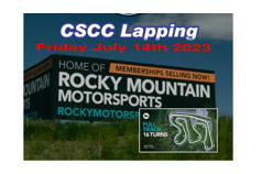 CSCC Lapping Friday July 14th