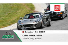 SCDA- Lime Rock Park- Track Day Event- 10-14-24