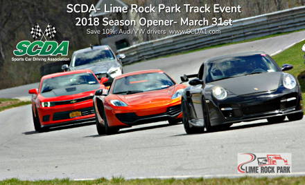 SCDA- Lime Rock Park- Season Opener! March 31st