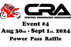CRA Event #4 - August 2024 - Power Pass Raffle