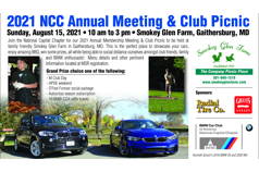 2021 NCC Annual Meeting & Club Picnic