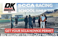 1 DAY DK RACING SCHOOL - SCCA NOVICE PERMIT