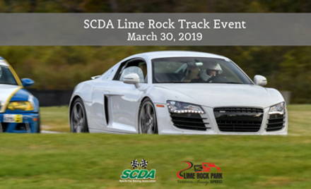 SCDA- Lime Rock Park- Track Event- March 30th