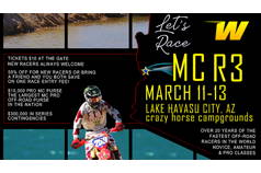 WORCS Motocross Off-road Racing – Amateur & Pro Rnd 3 – Havasu, AZ