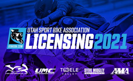 UtahSBA UML Sport Bike 2021 Race License