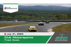 SCDA- Club Motorsports- Track Day 7/31/23