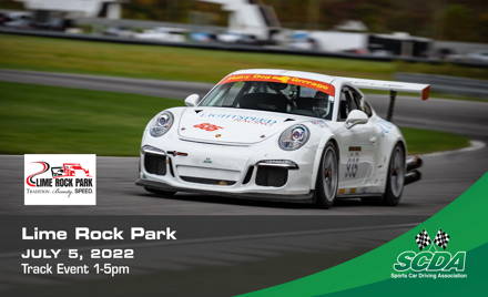 SCDA- Lime Rock Park - Track Day- July 5th 1-5pm