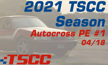 TSCC Autocross 2021 Points Event #1