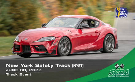 SCDA- New York Safety Track- HPDE- June 30th