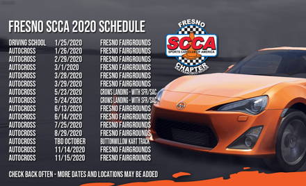 2020 Fresno SCCA Autocross Event 6 OLD LINK