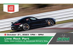 SCDA- Lime Rock Park - Track Day- Oct. 21st 1-5pm