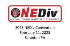 2023 SCCA NEDIV Convention