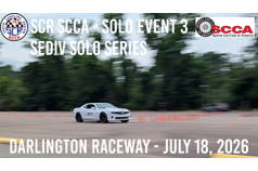 2026 SCR Solo 3 - SEDIV Solo Series @ Darlington