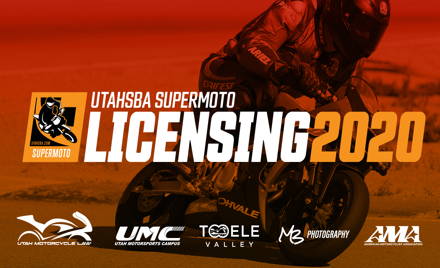 UtahSBA SuperMoto UML 2020 Race License