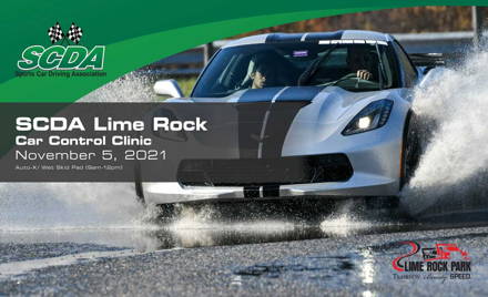 SCDA- Car Control Clinic-Lime Rock- 11/5/21