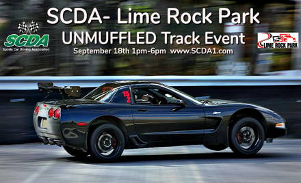 SCDA- Lime Rock Park- 9/18 UNMUFFLED Track Event