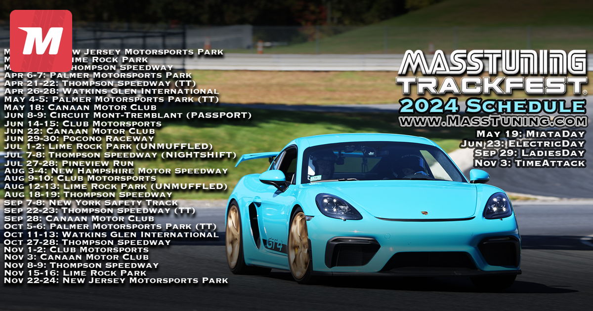 MassTuning TrackFest (Jun 14, 2024) requirements on Jun 14, 2024