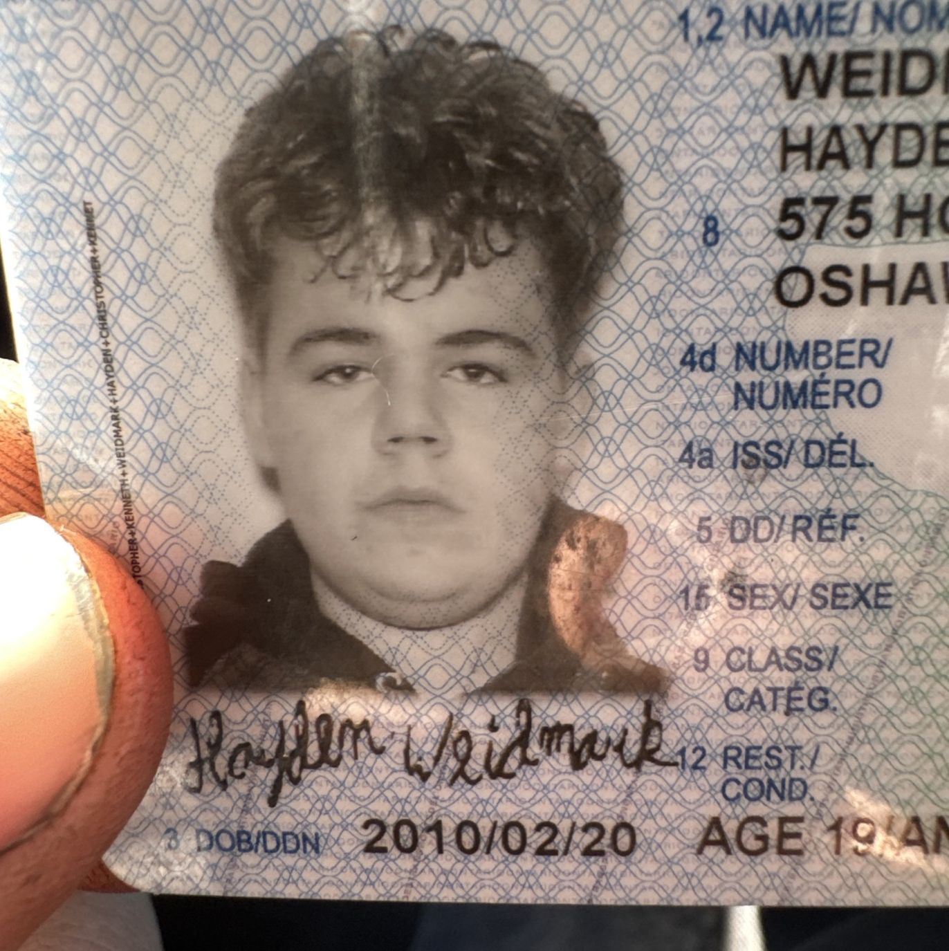Profile of Hayden Weidmark