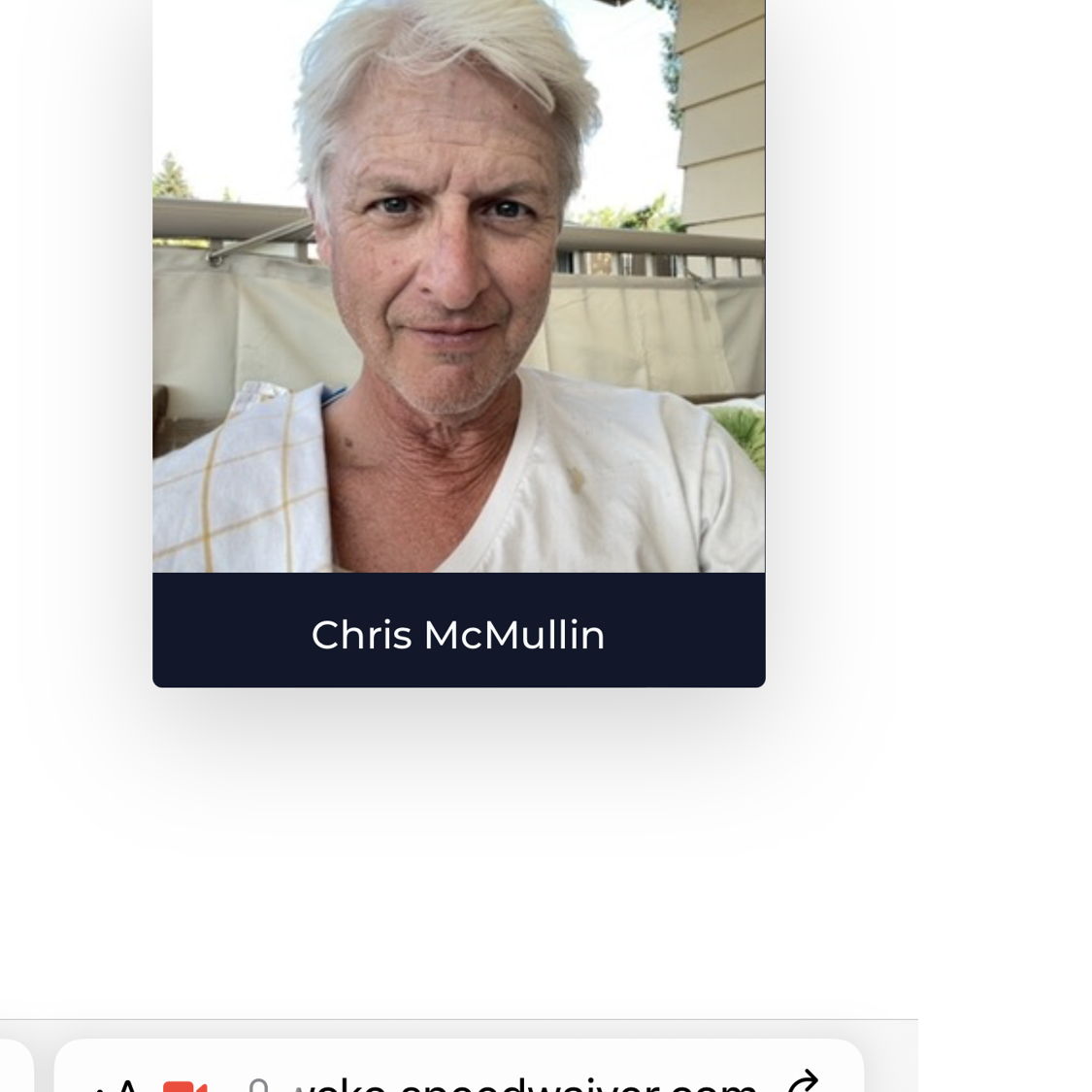 Profile of Chris McMullin
