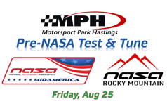 Pre-NASA Test & Tune at Motorsport Park Hastings