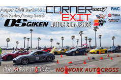 Corner Exit Autocross Challenge Aug in Long Beach