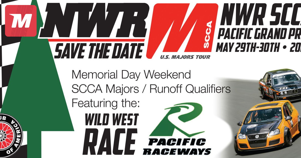 SCCA Pacific Grand Prix/Majors, Regional info on May 29, 2021 (784794
