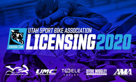 UtahSBA Sport Bike UML 2020 Race License
