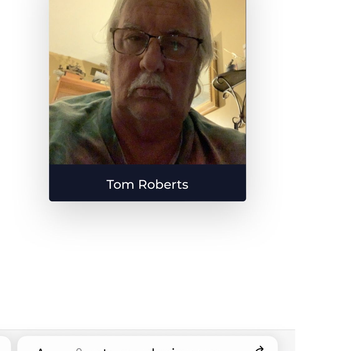Profile of Tom Roberts