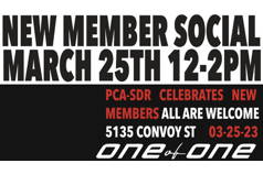 PCASDR New Member Social-All Club Members Welcome