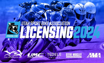 UtahSBA UML Sport Bike 2024 Race License