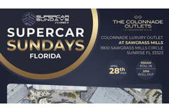 Supercar Sunday Car show Kicking off race week Miami