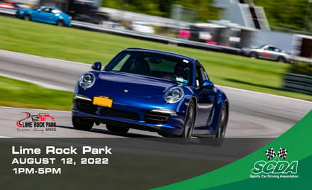 SCDA- Lime Rock Park 2-day Track Event- Aug. 12-13