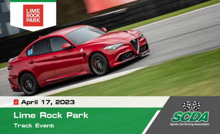 SCDA- Lime Rock Park- Track Day Event- April 17th
