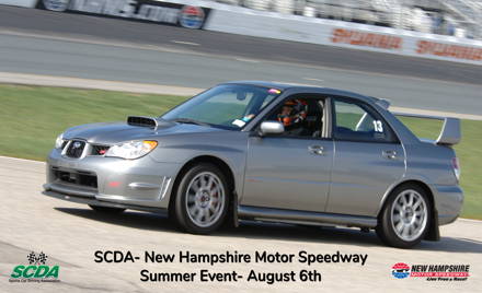 SCDA- New Hampshire Motor Speedway- August 6th