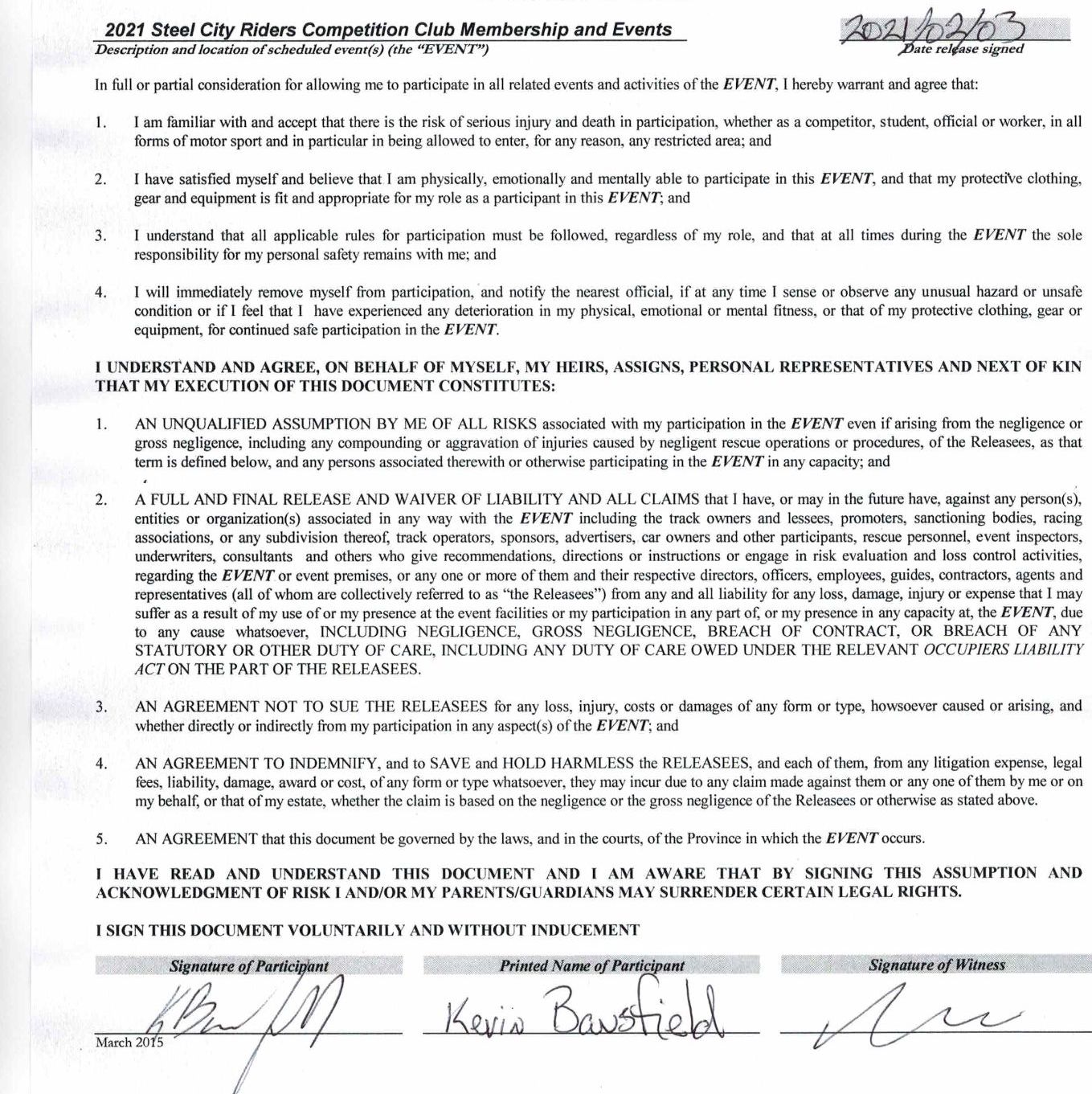 Profile of Kevin Bansfield