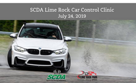 SCDA- Car Control Clinic- Lime Rock- July 24th