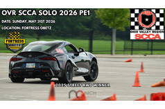 OVR SCCA Solo 2026 PE1