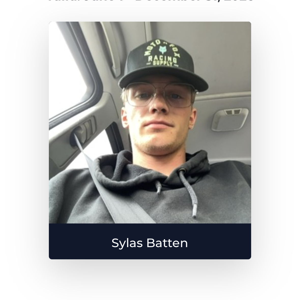 Profile of Sylas Batten