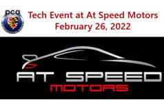 Tech Event with At Speed 