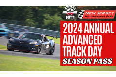 2024 NJMP Annual Advanced Track Day Season Pass