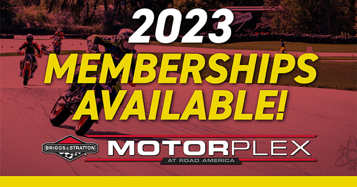 2023 Road America SuperMoto Series Membership info on Dec 14, 2022