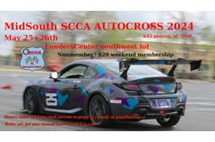 MidSouth Autocross May 2024 event