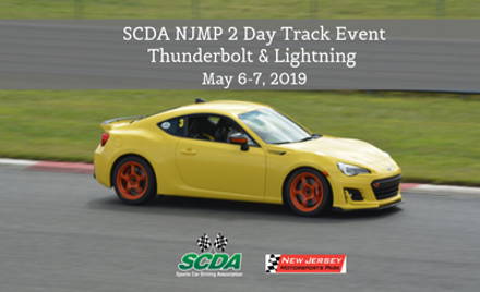 SCDA- NJMP-HPDE- May 6-7 Thunderbolt & Lightning
