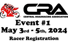 CRA Event #1 - May 2024 - Racer Registration