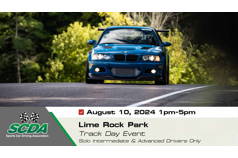 SCDA- Lime Rock Park Track Day Event 8/10/24 1-5pm