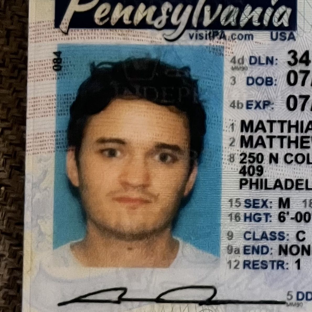 Profile of Matthew M