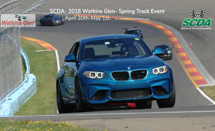 SCDA- Watkins Glen  2-Day Track Event- 4/30-5/1