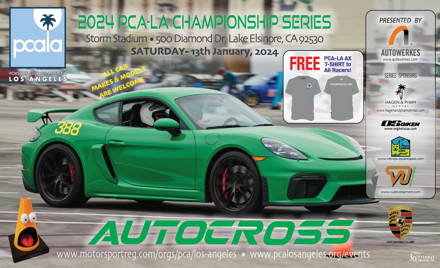 PCA-LA Autocross Championship Series 1-13-24