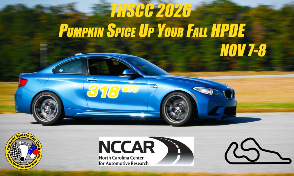 THSCC HPDE/Track Day at NCCAR!