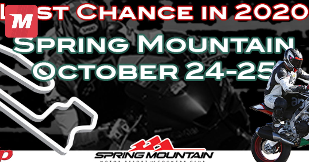 TrackXperience Spring Mountain info on Oct 24, 2020 (018225